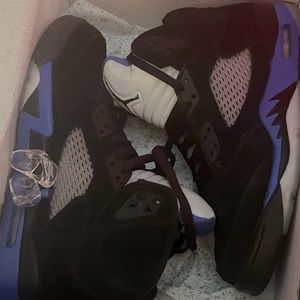 Air Jordan Retro5 Blue & Black